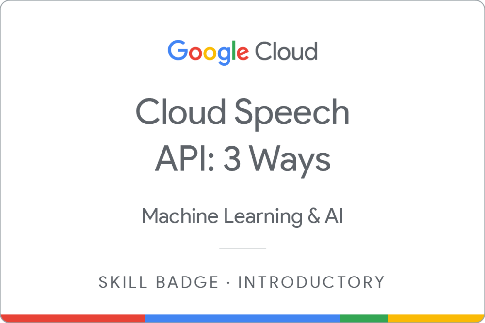 Cloud Speech API: 3 Ways